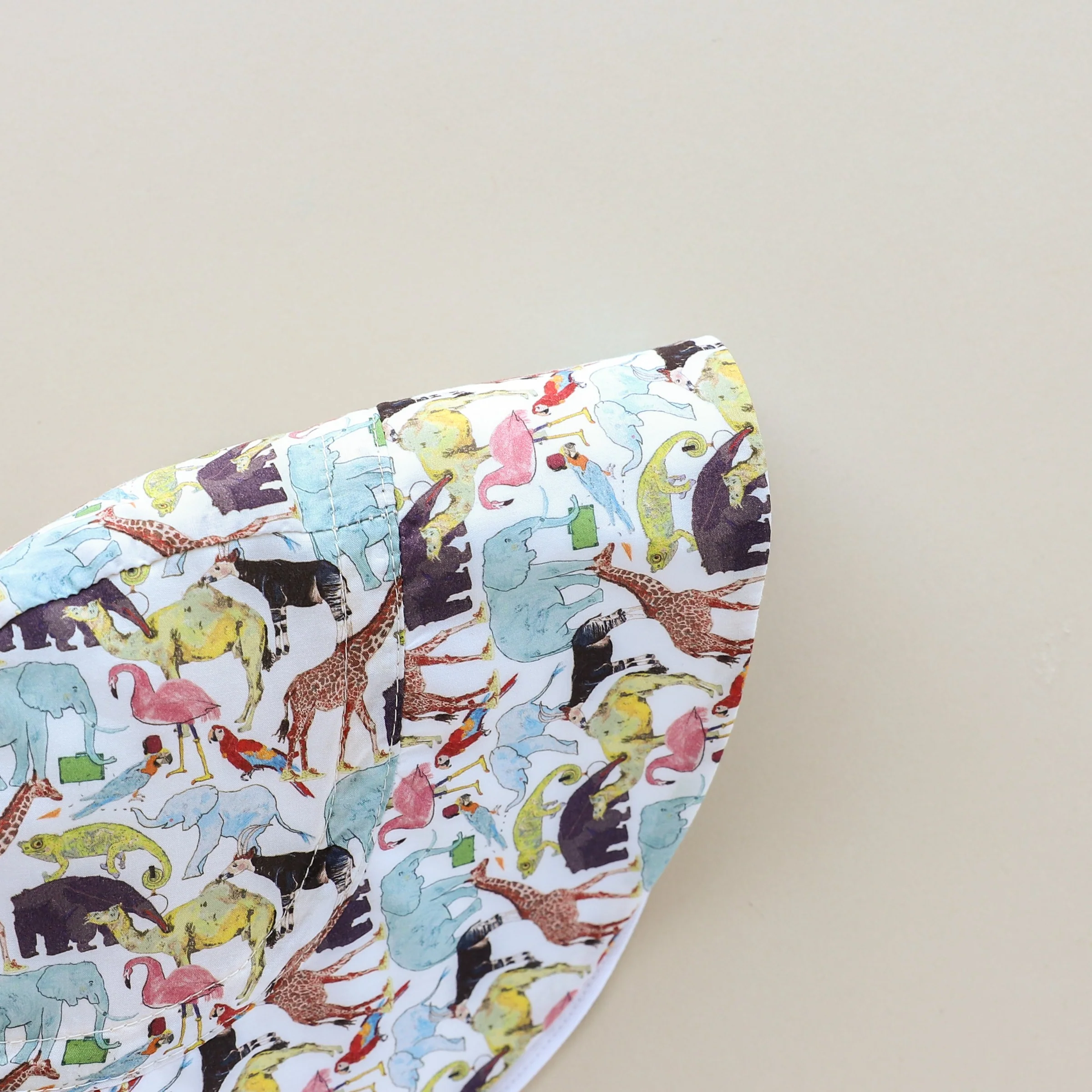 Queue for the Zoo Sunbonnet Made with Liberty® Fabric - Image 3